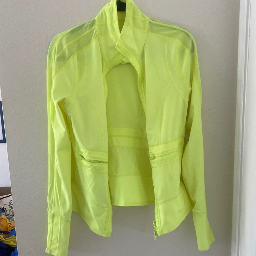 Women's Neon Yellow Jacket